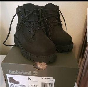 Black Timberland boots